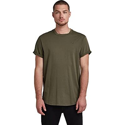 G-STAR RAW Lash Straight Fit T-shirt voor heren, groen (Combat B353-723), XS XS G-STAR RAW Lash Straight Fit T-shirt voor heren, groen (Combat B353-723), XS XS