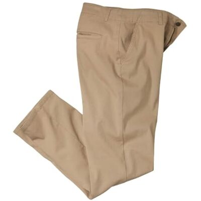 ATLAS FOR MEN Regular stretchbroek voor heren, rechte pasvorm, comfortabel en elegant, verkrijgbaar in grote maten, Beige 52 ATLAS FOR MEN Regular stretchbroek voor heren, rechte pasvorm, comfortabel en elegant, verkrijgbaar in grote maten, Beige 52