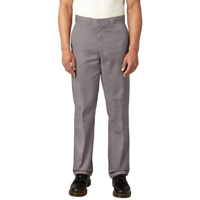Dickies heren S/Stght Work Pant broek, Grijs (Silver Gray), 28W / 30L 28W / 30L Dickies heren S/Stght Work Pant broek, Grijs (Silver Gray), 28W / 30L 28W / 30L