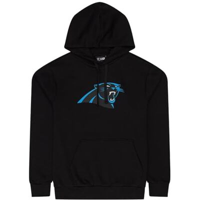 New Era Carolina Panthers NFL Team Logo Hoody Zwart Hoodie New Era Carolina Panthers NFL Team Logo Hoody Zwart Hoodie