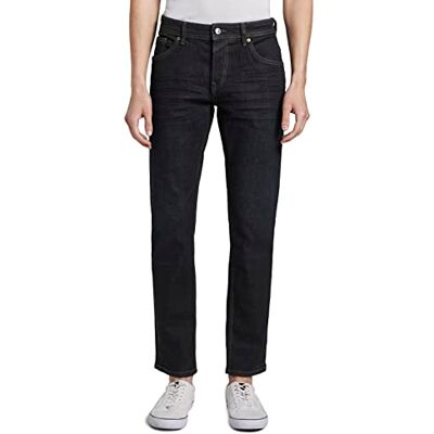TOM TAILOR Denim heren spijkerbroek AEDAN STRAIGHT, 10136 Dark Blue Denim, 30W / 34L 30W / 34L TOM TAILOR Denim heren spijkerbroek AEDAN STRAIGHT, 10136 Dark Blue Denim, 30W / 34L 30W / 34L