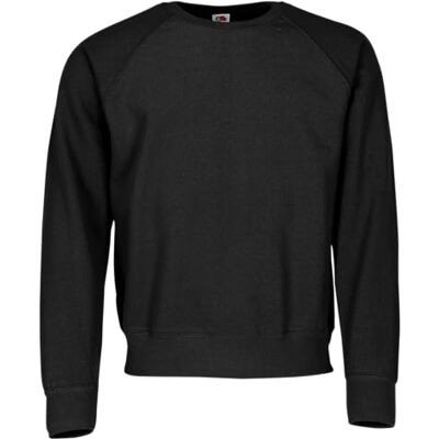 Fruit of the Loom 62-202-0 Sweatshirt voor heren, zwart, S Fruit of the Loom 62-202-0 Sweatshirt voor heren, zwart, S