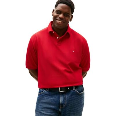 Tommy Hilfiger Bt -1985 Regular Polo -B Mw0mw43017 Poloshirt S/S heren, Rood (medium rood), XXL grote maat XXL grote maat Tommy Hilfiger Bt -1985 Regular Polo -B Mw0mw43017 Poloshirt S/S heren, Rood (medium rood), XXL grote maat XXL grote maat