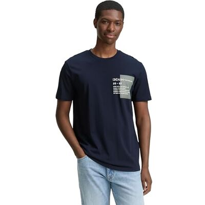 TOM TAILOR Denim 1043456 Aedan rechte jeans voor heren, 37495 Midnight Navy Blue, XS XS TOM TAILOR Denim 1043456 Aedan rechte jeans voor heren, 37495 Midnight Navy Blue, XS XS