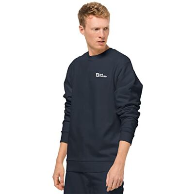 Jack Wolfskin Essential Crewneck M Pullover voor heren (1 stuk) Jack Wolfskin Essential Crewneck M Pullover voor heren (1 stuk)