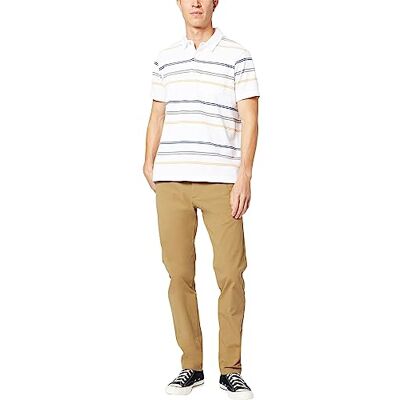 Dockers Smart 360 Flex Chino Slim Casual Pants voor heren 33W / 34L Dockers Smart 360 Flex Chino Slim Casual Pants voor heren 33W / 34L