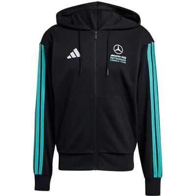 Adidas Herr MERCEDES AMG PETRONAS FORMULA 1 TEAM DNA VOLLEDIGE RITS HOODY Adidas Herr MERCEDES AMG PETRONAS FORMULA 1 TEAM DNA VOLLEDIGE RITS HOODY