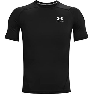 Under Armour Hg Armour Comp functioneel T-shirt met korte mouwen, sneldrogend met compressiesnit voor heren (1 stuk), zwart. L Under Armour Hg Armour Comp functioneel T-shirt met korte mouwen, sneldrogend met compressiesnit voor heren (1 stuk), zwart. L