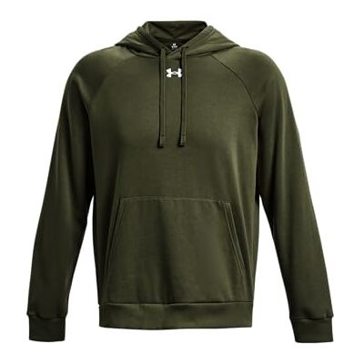 Under Armour Rival Fleece Hoodie voor heren, Technisch Blauw (432)/Onyx White, L Under Armour Rival Fleece Hoodie voor heren, Technisch Blauw (432)/Onyx White, L