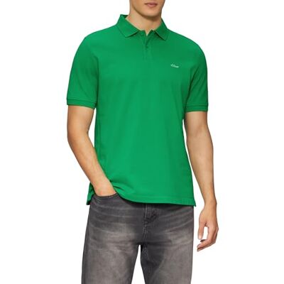 s.Oliver Katoenen piqué poloshirt, groen, L L s.Oliver Katoenen piqué poloshirt, groen, L L
