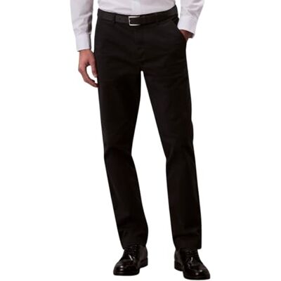 Calvin Klein Cotton Signature Slim Chino Pant Lv040em628 vrijetijdsbroek voor heren, Zwart, Taille 32 / lengte 34 Taille 32 / lengte 34 Calvin Klein Cotton Signature Slim Chino Pant Lv040em628 vrijetijdsbroek voor heren, Zwart, Taille 32 / lengte 34 Taille 32 / lengte 34