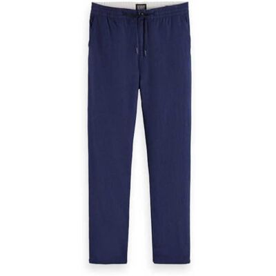 Scotch & Soda Core Warren Cotton/Linen Twill Jogger casual broek voor heren, Night 401, Taille 28 / lengte 32 Taille 28 / lengte 32 Scotch & Soda Core Warren Cotton/Linen Twill Jogger casual broek voor heren, Night 401, Taille 28 / lengte 32 Taille 28 / lengte 32