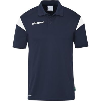 uhlsport Polo Squad 27 Sportpoloshirt, uniseks, Navy / Wit 164 uhlsport Polo Squad 27 Sportpoloshirt, uniseks, Navy / Wit 164