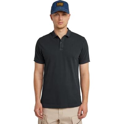 G-STAR RAW G-STAR Dunda Overdyed Slim poloshirt voor heren, blauw (Salute Gd D11595-d756-d418), L L G-STAR RAW G-STAR Dunda Overdyed Slim poloshirt voor heren, blauw (Salute Gd D11595-d756-d418), L L