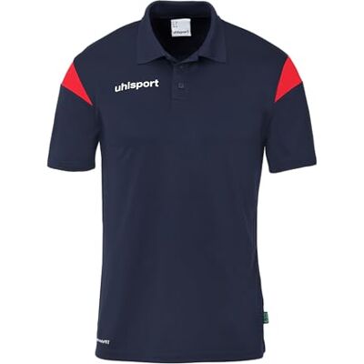 uhlsport Sportpolo uniseks, Navy/Rood 164 uhlsport Sportpolo uniseks, Navy/Rood 164