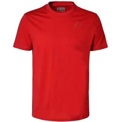 Kappa Cafers Slim Tee T-shirt voor heren, rood, M M Kappa Cafers Slim Tee T-shirt voor heren, rood, M M