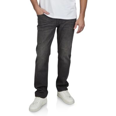 MUSTANG Washington Heren Jeans Stretch Lange Rechte Fit Denim Blauw Zwart Maat 30 31 32 33 34 36 38 40 Denim Black (1016082-4000-983), 34W / 34L Taille 34 / lengte 34 MUSTANG Washington Heren Jeans Stretch Lange Rechte Fit Denim Blauw Zwart Maat 30 31 32 33 34 36 38 40 Denim Black (1016082-4000-983), 34W / 34L Taille 34 / lengte 34