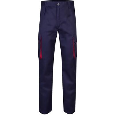 VELILLA 103004 multi-pocket-broek, Marino Y Rojo blauw 44 VELILLA 103004 multi-pocket-broek, Marino Y Rojo blauw 44