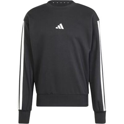 Adidas Essential Three Stripes French Terry Sweatshirt voor heren Adidas Essential Three Stripes French Terry Sweatshirt voor heren