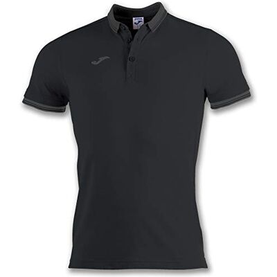 Joma Bali Ritter Poloshirt voor heren, zwart. Joma Bali Ritter Poloshirt voor heren, zwart.