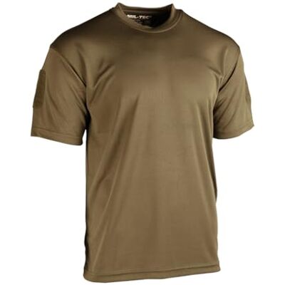 Mil-Tec Tactical Quickdry T-shirt olijf, dark coyote Mil-Tec Tactical Quickdry T-shirt olijf, dark coyote