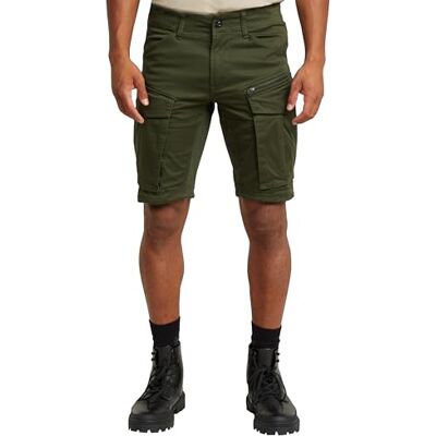 G-STAR RAW G-STAR Rovic Zip Regular Shorts voor heren, Groen (Dk Bronze Green D26214-5126-6059), 33 W 33W G-STAR RAW G-STAR Rovic Zip Regular Shorts voor heren, Groen (Dk Bronze Green D26214-5126-6059), 33 W 33W