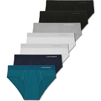 FM London Essentials Slips voor heren, 7 stuks (7 stuks) S FM London Essentials Slips voor heren, 7 stuks (7 stuks) S