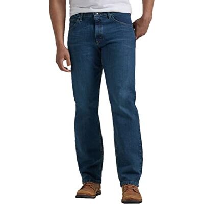 Wrangler Classic Relaxed Fit Flex Herenjeans, Military Blue Flex 35W / 29L Wrangler Classic Relaxed Fit Flex Herenjeans, Military Blue Flex 35W / 29L
