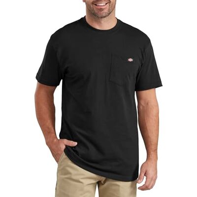 Dickies VF UK Pocket T-shirt met korte mouwen voor heren, zwart. L Dickies VF UK Pocket T-shirt met korte mouwen voor heren, zwart. L