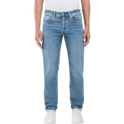 Replay Grover heren jeans, 009 Medium Blauw, Taille 29 / lengte 34 Taille 29 / lengte 34 Replay Grover heren jeans, 009 Medium Blauw, Taille 29 / lengte 34 Taille 29 / lengte 34