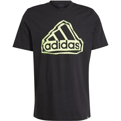 Adidas Gevouwen Badge Graphic Tee T-shirt voor heren Adidas Gevouwen Badge Graphic Tee T-shirt voor heren