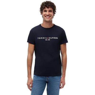 Tommy Hilfiger t-shirt met Tommy-logo voor heren. Tommy Hilfiger t-shirt met Tommy-logo voor heren.
