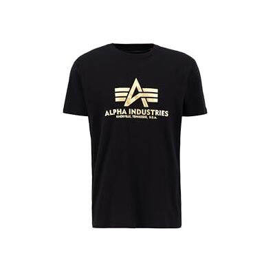 Alpha Heren Basic T-shirt, blauw, L M Alpha Heren Basic T-shirt, blauw, L M