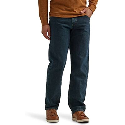 Wrangler Classic Relaxed Fit Flex herenjeans, Nachtblauw. 35W / 29L Wrangler Classic Relaxed Fit Flex herenjeans, Nachtblauw. 35W / 29L