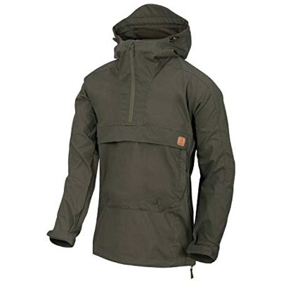 Helikon-Tex Heren Woodsman Anorak Jasje Zwart, Taiga Green, M M Helikon-Tex Heren Woodsman Anorak Jasje Zwart, Taiga Green, M M