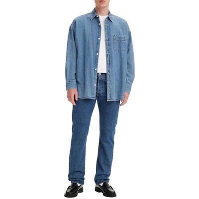 Levis 501 Original Fit Jeans voor heren (1 stuk) 32W / 32L Levis 501 Original Fit Jeans voor heren (1 stuk) 32W / 32L