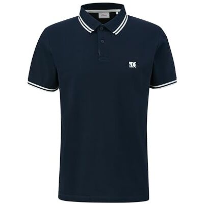 s.Oliver 2146604 poloshirt voor heren, Blauw 5978, S S s.Oliver 2146604 poloshirt voor heren, Blauw 5978, S S