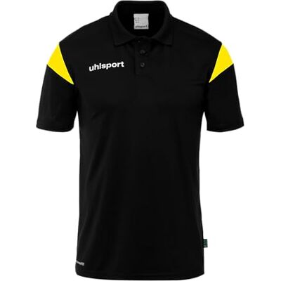 uhlsport Sportpolo uniseks, zwart/citroengeel 140 uhlsport Sportpolo uniseks, zwart/citroengeel 140