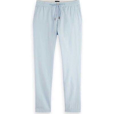 Scotch & Soda Seasonal Core Warren Cotton-linen Twill Jogger Vrijetijdsbroek voor heren, Lichtblauw shirt, Taille 34 / lengte 30 Taille 34 / lengte 30 Scotch & Soda Seasonal Core Warren Cotton-linen Twill Jogger Vrijetijdsbroek voor heren, Lichtblauw shirt, Taille 34 / lengte 30 Taille 34 / lengte 30