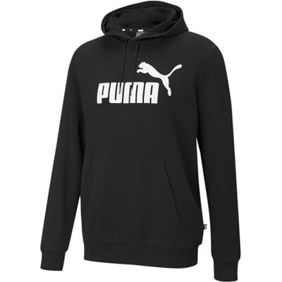 Puma Heren sweatshirt Ess Big Logo Hoodie Tr, Zwart, S Puma Heren sweatshirt Ess Big Logo Hoodie Tr, Zwart, S