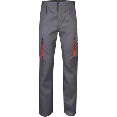 VELILLA 103004 multi-pocket-broek, Grijs Y Naranja 36 VELILLA 103004 multi-pocket-broek, Grijs Y Naranja 36