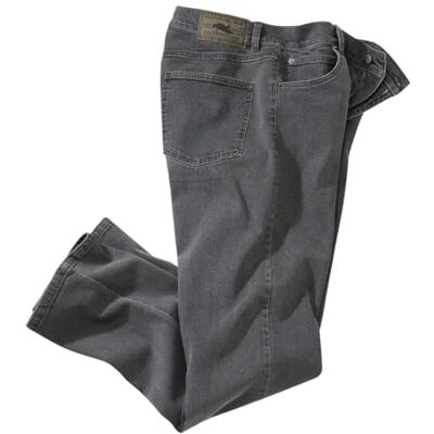 ATLAS FOR MEN Klassieke stretchy jeans voor heren, regular fit, verkrijgbaar in grote maten., Parelgrijs 58 ATLAS FOR MEN Klassieke stretchy jeans voor heren, regular fit, verkrijgbaar in grote maten., Parelgrijs 58