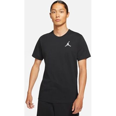 Nike J Jumpman Emb Sleeve Shirt Crew T-shirt voor heren, Zwart/Wit, XL XL Nike J Jumpman Emb Sleeve Shirt Crew T-shirt voor heren, Zwart/Wit, XL XL