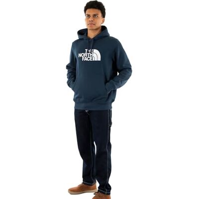 The North Face Drew Peak Summit Navy Hoodie voor heren, M The North Face Drew Peak Summit Navy Hoodie voor heren, M