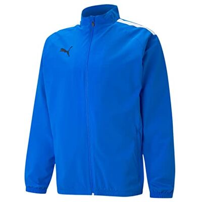 Puma Teamliga Sideline Herenjas, Elektrisch Blue Citroenade- Wit Puma Teamliga Sideline Herenjas, Elektrisch Blue Citroenade- Wit