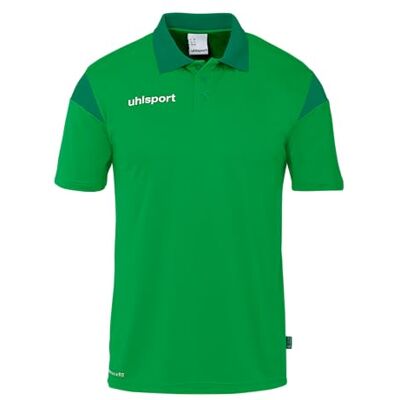 uhlsport Polo Squad 27 sportpoloshirt, uniseks, groen/lagune 152 uhlsport Polo Squad 27 sportpoloshirt, uniseks, groen/lagune 152