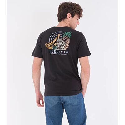 Hurley EVD Wash Still Life T-shirt voor heren, zwart. Hurley EVD Wash Still Life T-shirt voor heren, zwart.