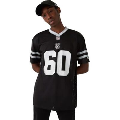 New Era NFL American Football T-shirt Team Logo Shirt voor sportfans, Las Vegas Raiders #35608 New Era NFL American Football T-shirt Team Logo Shirt voor sportfans, Las Vegas Raiders #35608