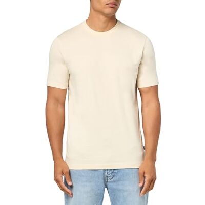 Boss Mix&Match Heren R T-shirt, Amandelmelk, L L Boss Mix&Match Heren R T-shirt, Amandelmelk, L L