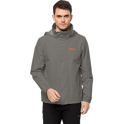 Jack Wolfskin Stormy Point 2L Herenjas, zwart. Jack Wolfskin Stormy Point 2L Herenjas, zwart.